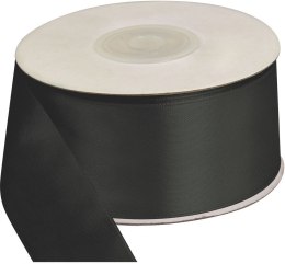 Wstążka Craft-Fun Series satynowa 38x25 [mm x m] czarna Titanum (38/25/27)