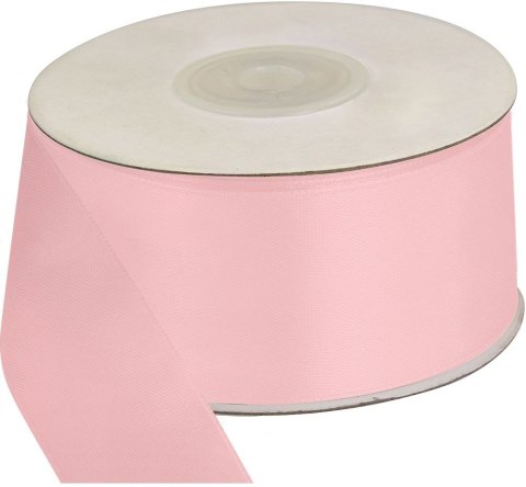 Wstążka Craft-Fun Series satynowa 38x25 [mm x m] różowa Titanum (38/25/66)
