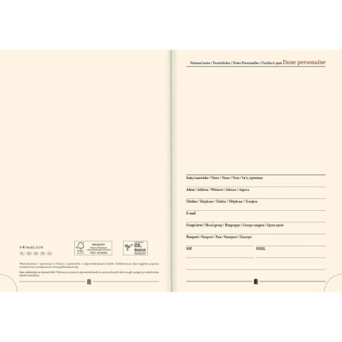 Kalendarz książkowy (terminarz) terminarz A5 145mm x 205mm Lucrum (21DR-79 mix)