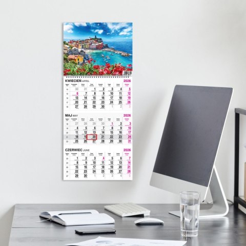 Kalendarz ścienny WIDOK 310mm x 790mm Press