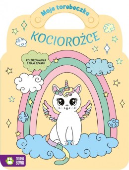 Książeczka edukacyjna Moja torebeczka. Kociorożce Zielona Sowa