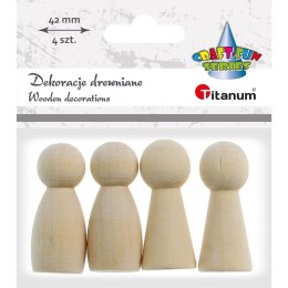 Ozdoba drewniana Craft-Fun Series figurki/pionki Titanum (178258X)