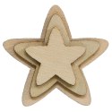Ozdoba drewniana Craft-Fun Series gwiazdki 175032X Titanum