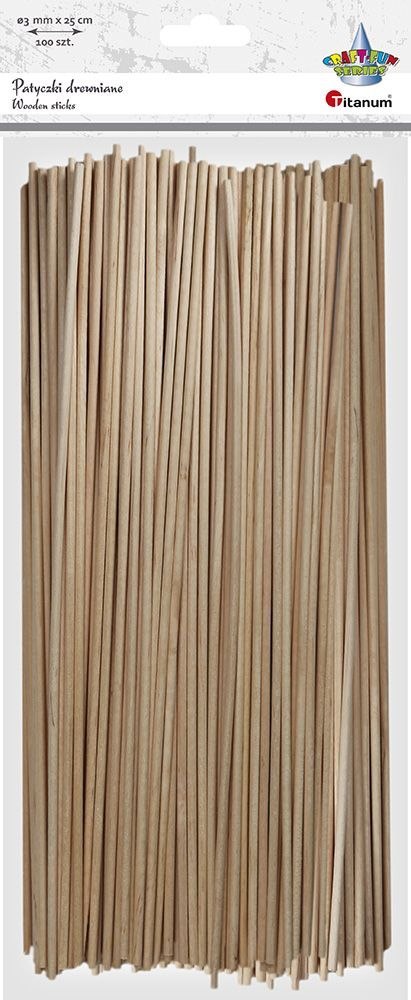 Ozdoba drewniana Craft-Fun Series patyczki Titanum (EB105)