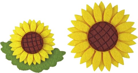 Ozdoba filcowa Craft-Fun Series słoneczniki Titanum (WFB-007)