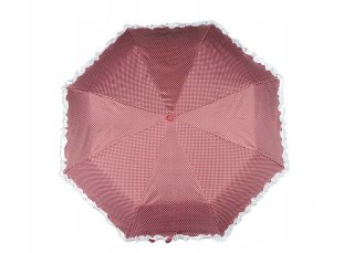 Parasol automatyczna falbanka w groszki, mix kolorów (SW5280)