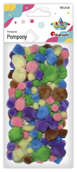 Pompony Craft-Fun Series mix 68 szt Titanum (0123)