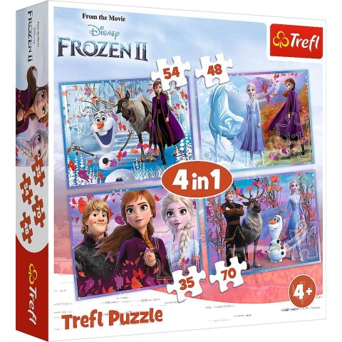 Puzzle Podróż w nieznane 35, 48, 54, 70 el. Trefl (34323)
