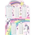 Tabliczka mnożenia Karta EDU Tabliczka Mnożenia Unicorn Henry (5905701487707)