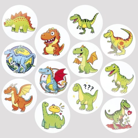 Naklejka (nalepka) Craft-Fun Series Dinozaury Naklejki na rolce Titanum (25YQ-028)