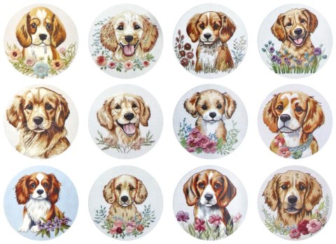 Naklejka (nalepka) Craft-Fun Series Psy Naklejki na rolce Titanum (25YQ-033)