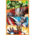 Puzzle Avengers Dni pełne akcji 3x80 el. Trefl (34883)