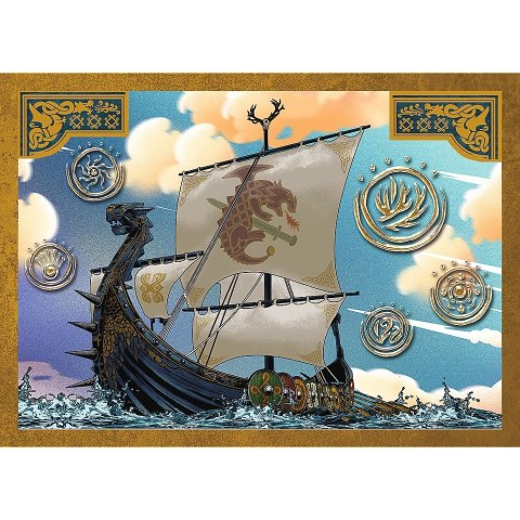 Puzzle Jak Wytresowac Smoka Podróże 4w1 el. Trefl (34678)