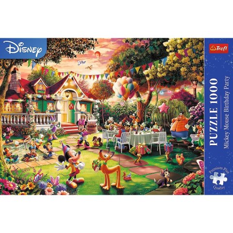 Puzzle Myszka Miki Premium Plus Przyjęcie urodzinowe 1000 el. Trefl (10915)
