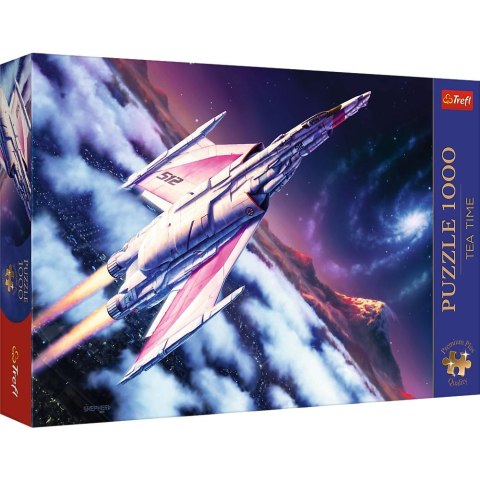 Puzzle Premium Plus Tea Time: Lot w kosmos 1000 el. Trefl (12075)