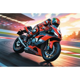 Puzzle Trefliki Szybki motocykl 100 el. Trefl (16489)