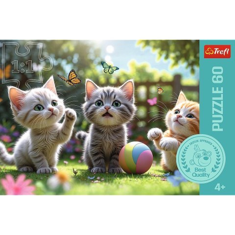 Puzzle Trzy kociaki 60 el. Trefl (17412)