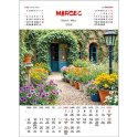 Kalendarz ścienny OGRODY WIELOPLANSZOWY 330mm x 500mm Jotan (WP133)