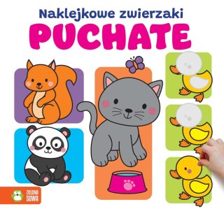Książka dla dzieci Naklejkowe zwierzaki. W lesie Aksjomat