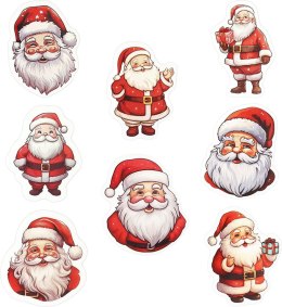 Naklejka (nalepka) Craft-Fun Series Mikołaj naklejki na rolce Titanum (25YQ-018)