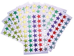 Naklejka (nalepka) Craft-Fun Series Titanum (Gwiazdki 5 kolorów)
