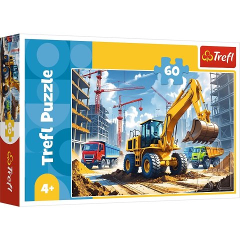 Puzzle Koparko-ładowarka 60 el. Trefl (17406)