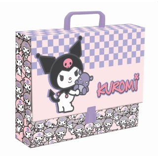 Teczka kartonowa na zatrzask Kuromi A4 różne Unipap