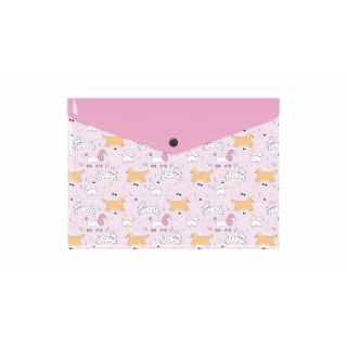 Teczka plastikowa PUPPIES A4 mix Biurfol (TKN-A4-36)
