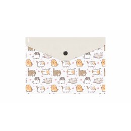 Teczka plastikowa na guzik KITTENS A5 mix Biurfol (TKN-A5-35)