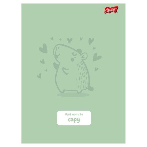 Zeszyt Capybara A5 32k. 70g linia kolor Unipap