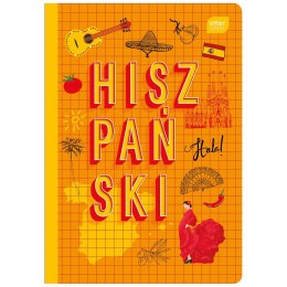 Zeszyt tematyczny HISZPAŃSKI A5 60k. 70g krata Interdruk (ZE60HIS#)