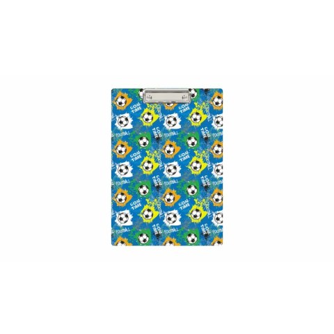 Deska z klipem (podkład do pisania) FOOTBALL A4 mix Biurfol (KHN-01-34)