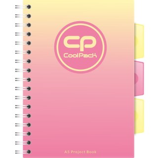 Kołozeszyt (kołonotatnik) A5 CoolPack GRADIENT 200k. KRATKA Patio (03029CP)