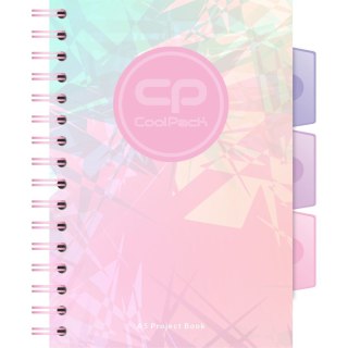 Kołozeszyt (kołonotatnik) A5 CoolPack TIE DYE kratka Patio (93778CP)