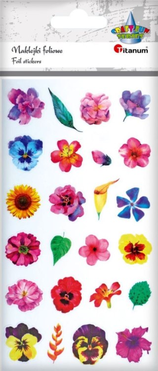 Naklejka (nalepka) Craft-Fun Series Kwiaty Titanum (FZH FLOWERS1)