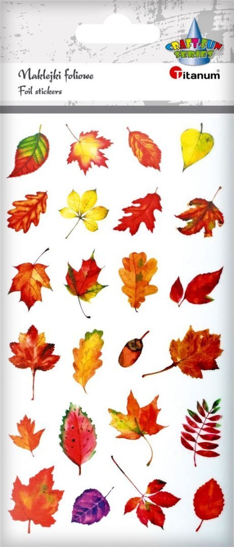Naklejka (nalepka) Craft-Fun Series Liście Titanum (FZH LEAFS)