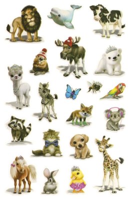 Naklejka (nalepka) Craft-Fun Series Zwięrzeta Titanum (PPB 05)