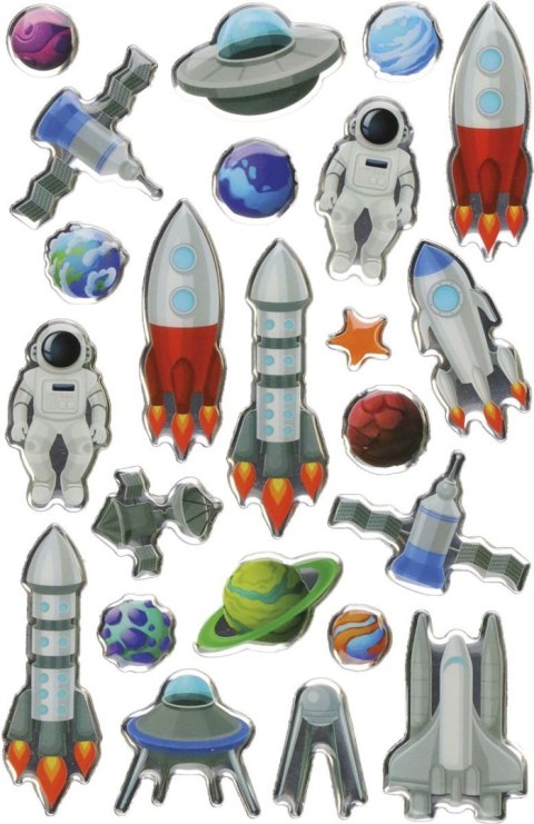 Naklejka (nalepka) Craft-Fun Series kosmos Titanum (HFF-2)