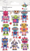 Naklejka (nalepka) Craft-Fun Series wypukła Roboty Titanum (HFA-010)