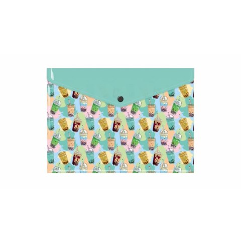 Teczka plastikowa BUBBLE TEA A4 mix Biurfol (TKN-A4-37)