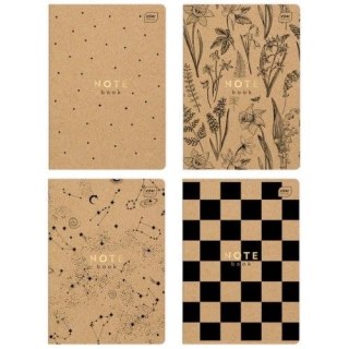 Zeszyt A5 KRAFT 60k. 70g krata Interdruk (ZEA560#)