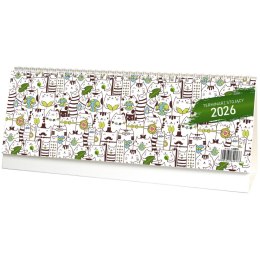 Kalendarz biurkowy STOJĄCY 296mm x 120mm Wydawnictwo Wokół Nas (KB 039 B)