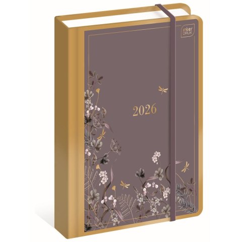 Kalendarz książkowy (terminarz) DZIENNY A5 Interdruk (METAL.SATIK)