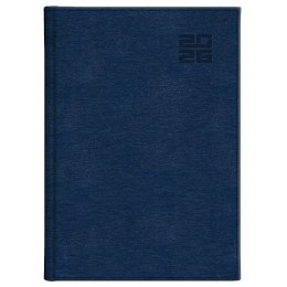 Kalendarz książkowy (terminarz) GRANATOWY aluminium DZIENNY B5 (237 B5DB)