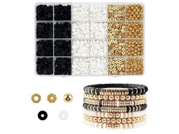 Koraliki dla dziewczynki zestaw do robienia bransoletek Adar (625648)