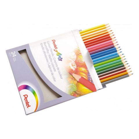 Kredki ołówkowe 24 kol. Pentel (CB8-24U)