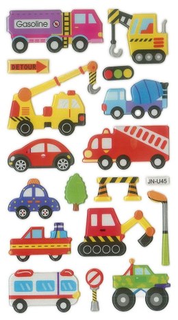 Naklejka (nalepka) Craft-Fun Series Pojazdy użytkowe wypukłe Titanum (JN-U045)