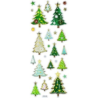 Naklejki świąteczne Craft-Fun Series choinki Titanum (EVC-08)