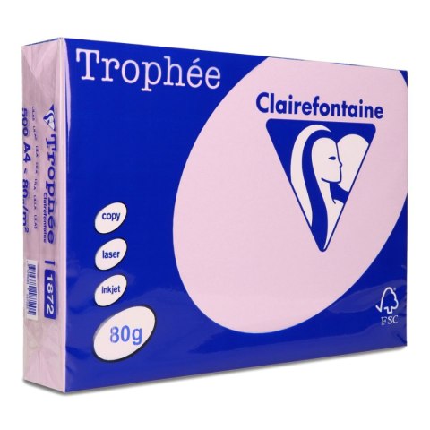 Papier kolorowy A4 liliowy 500k. 80g Trophee (xca41872)