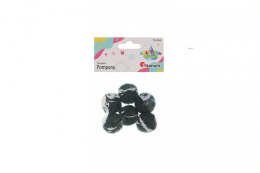 Pompony Craft-Fun Series Ciemna butelkowa zieleń zielone 6 szt Titanum (DIY19308)